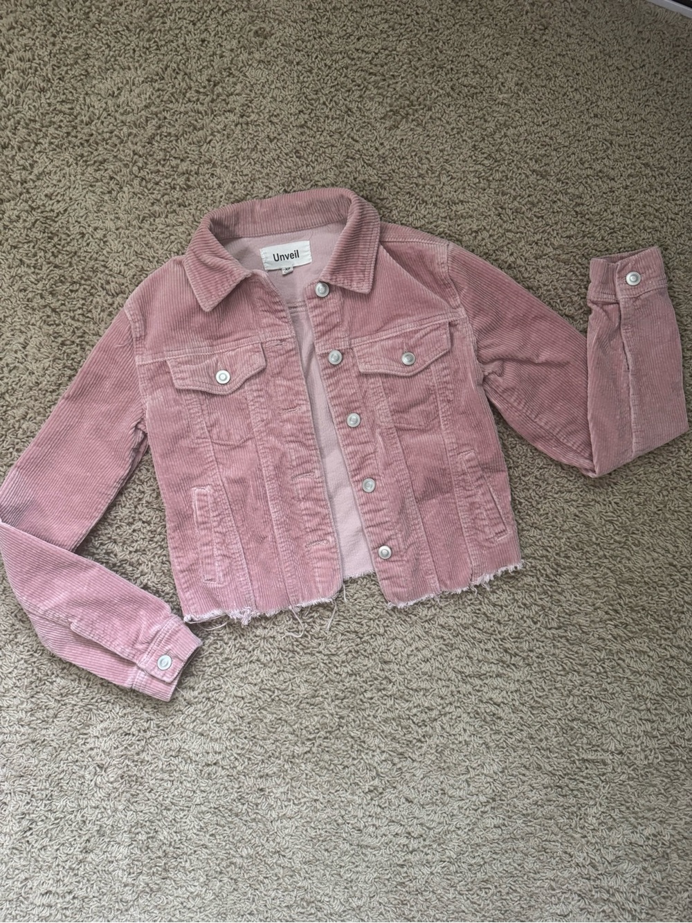Chic Corduroy Crop Jacket
